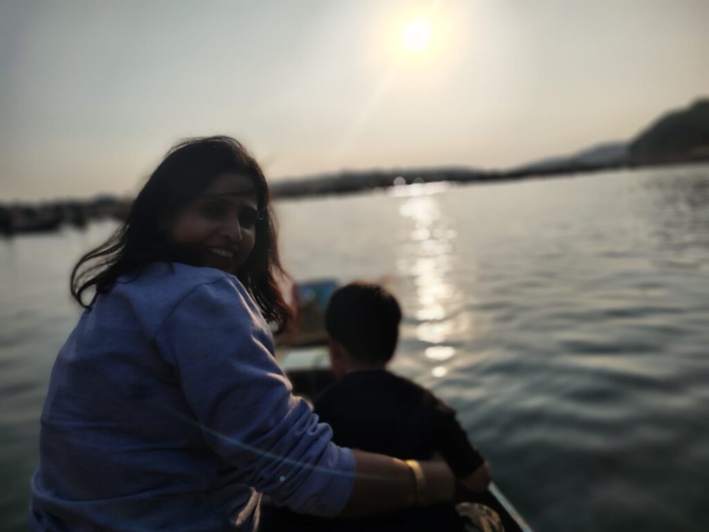 Sunset at Dawli River Cruise