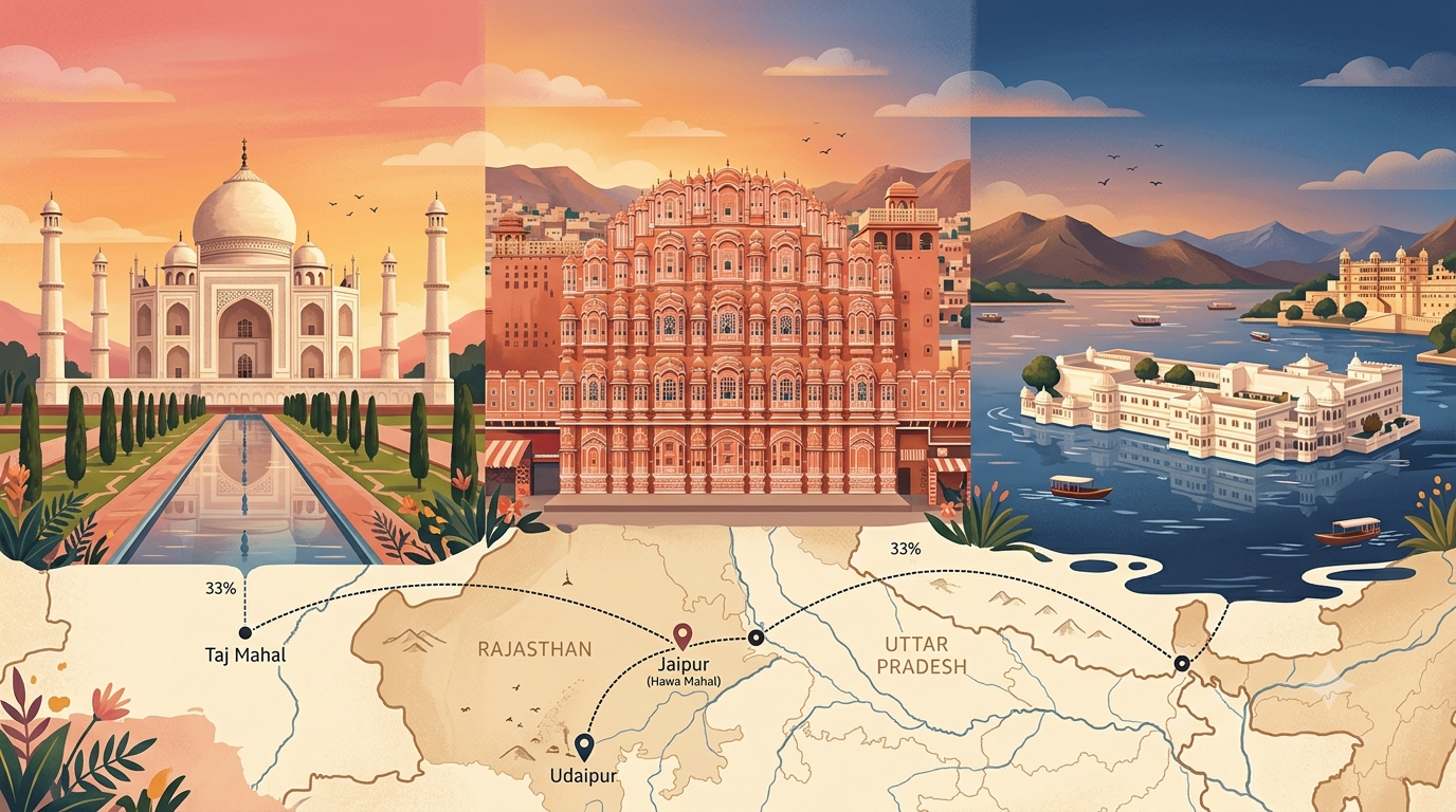 Golden Triangle Rajasthan: How to Combine Delhi-Agra-Jaipur With a Rajasthan Extension