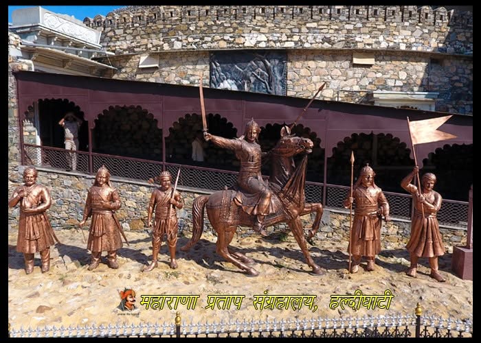  Maharana Pratap Museum Haldighati statue of the warrior on his horse Chetak