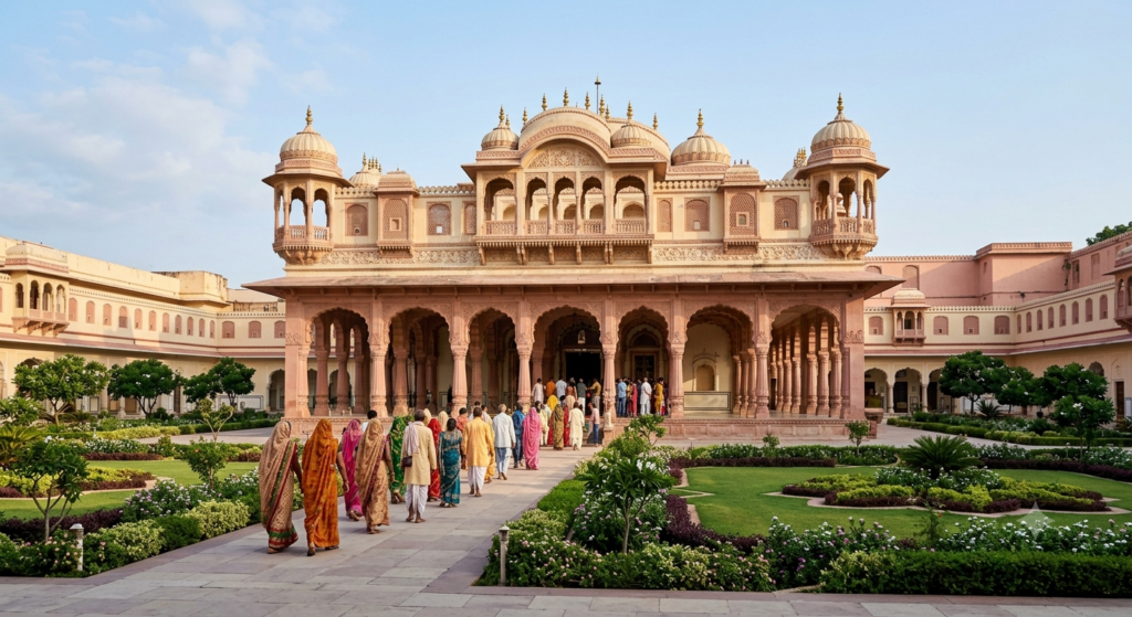 Govind Devji Temple Jaipur inside the City Palace complex