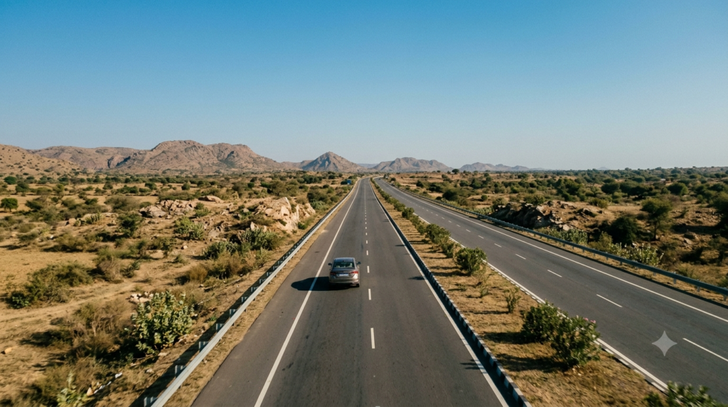 Gemini_Generated_Image_hkfva5hkfva5hkfv Road route for a Jaipur to Pushkar day trip along NH48