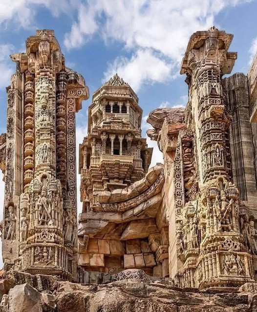  Rana Kumbha Palace ruins inside Chittorgarh Fort