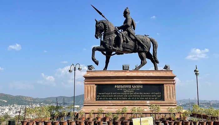  Statue of Prithviraj Chauhan at Prithviraj Smarak, a historic Ajmer tourist place
