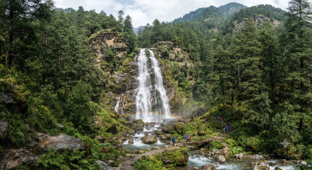  Jogini Waterfall near Vashisht, a scenic nature walk near Manali