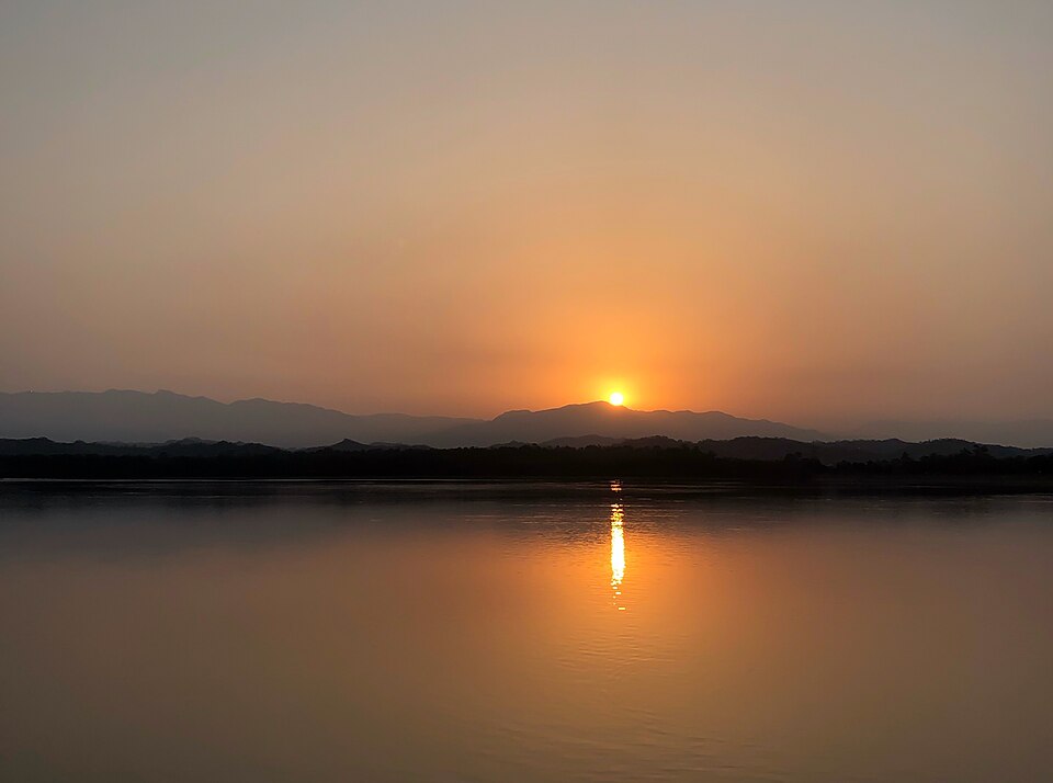 Sukhna Lake at sunrise, a must-visit spot among places to visit in Chandigarh