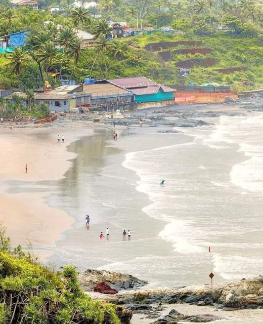 Red cliffs and sea views at Vagator, among the top places to visit in North Goa