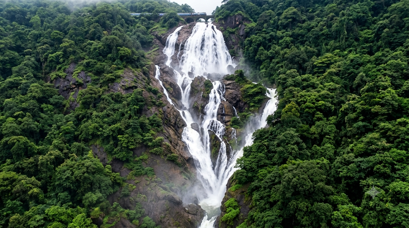 DudhSagar Waterfall: Day Trip from South Goa