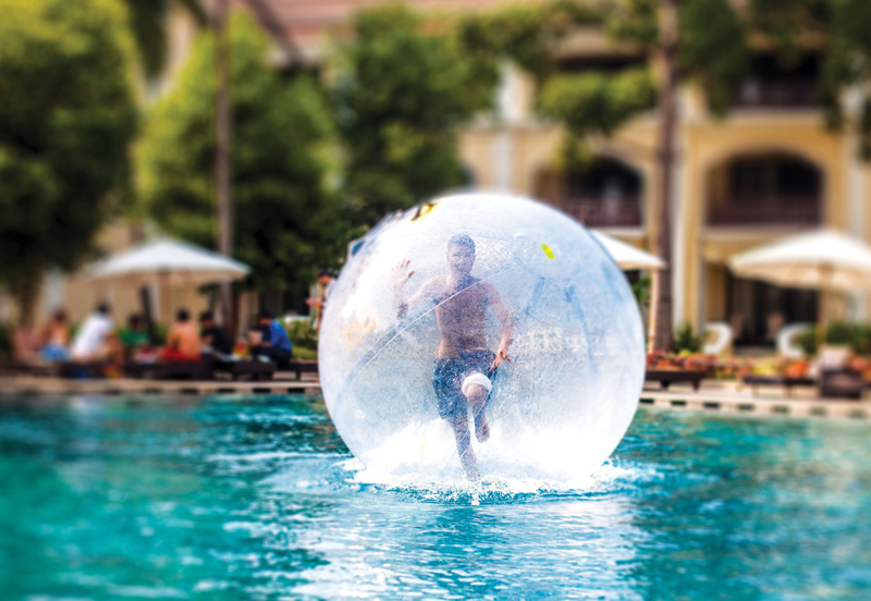 Water Zorbing in Goa