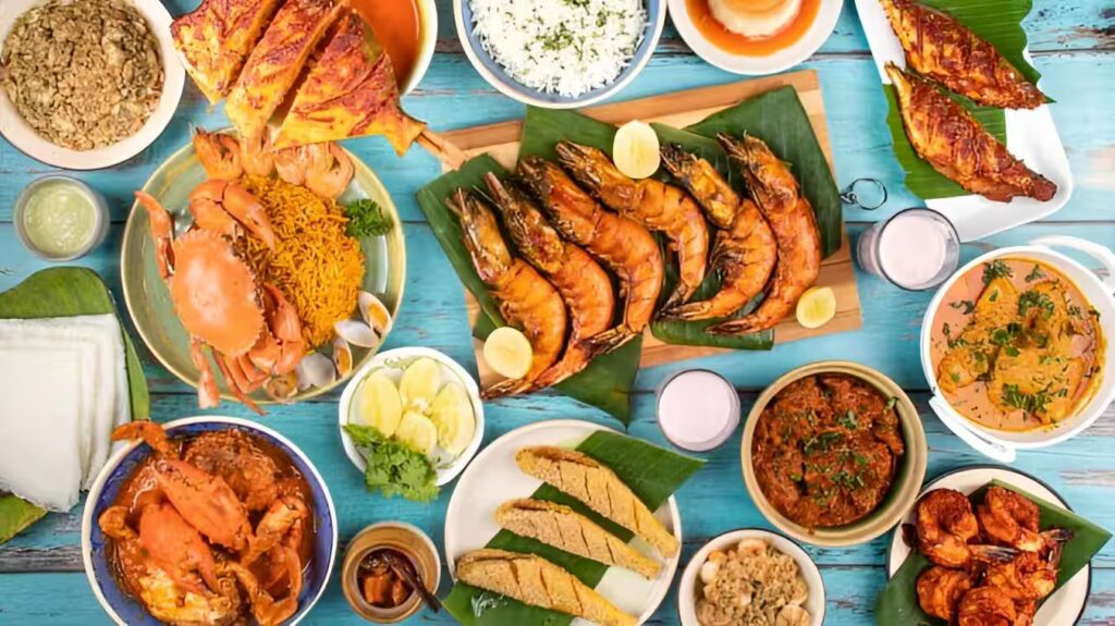 Goan fish curry, prawns and grilled fish at seafood and non-veg restaurants in Goa